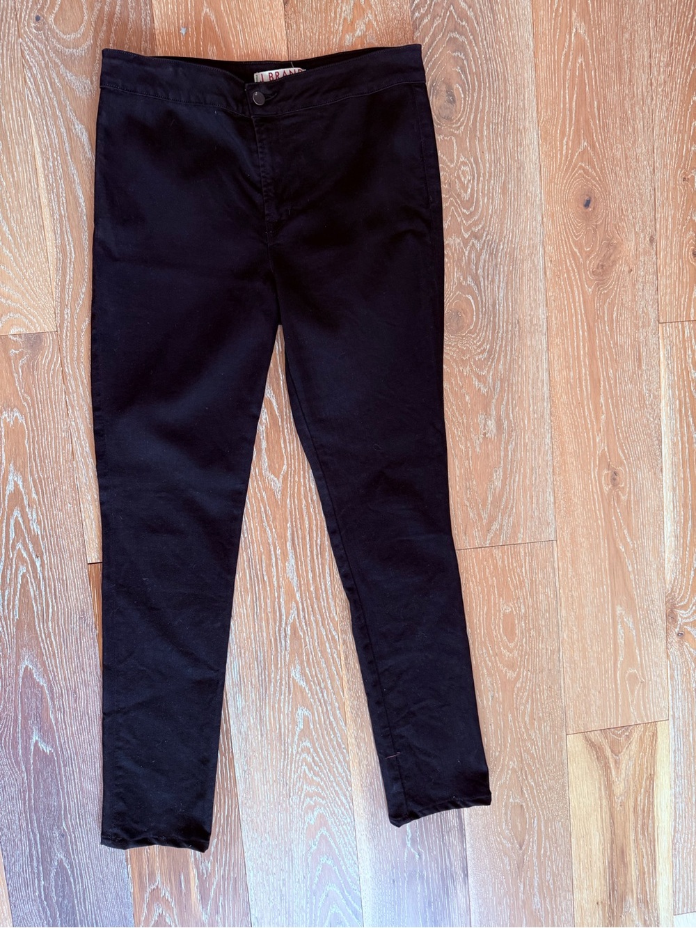 J brand Black Sea black skinny jeans
